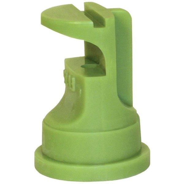 Green Leaf Flood Nozzle, Polyoxymethylene, Green, For Y8253051 Series Round Cap, Lechler Spray Tip FT 7.5 6PK